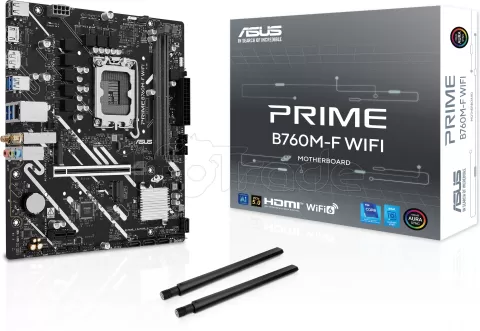Photo de Carte mère Asus Prime B760M-F WiFi (Intel LGA1700) Micro ATX