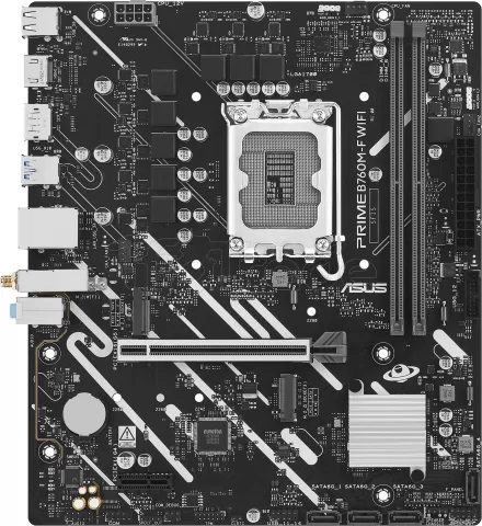 Photo de Carte mère Asus Prime B760M-F WiFi (Intel LGA1700) Micro ATX