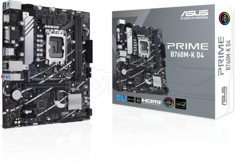 Photo de Carte Mère Asus Prime B760M-K DDR4 (Intel LGA 1700)