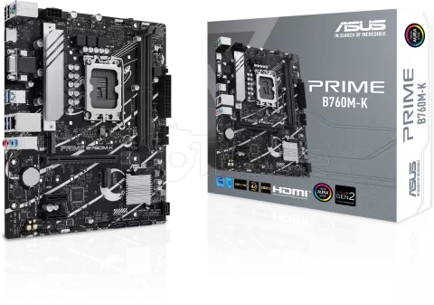 Photo de Carte Mère Asus Prime B760M-K DDR5 (Intel LGA 1700)