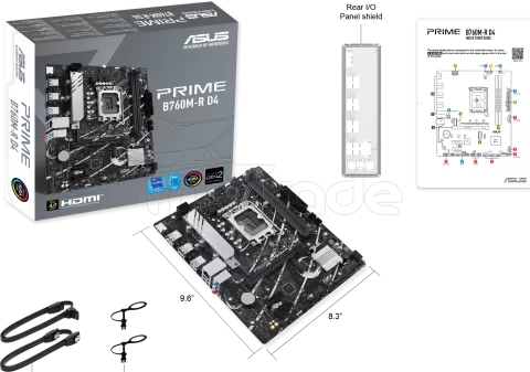 Photo de Carte Mère Asus Prime B760M-R DDR4 (Intel LGA 1700) Micro ATX