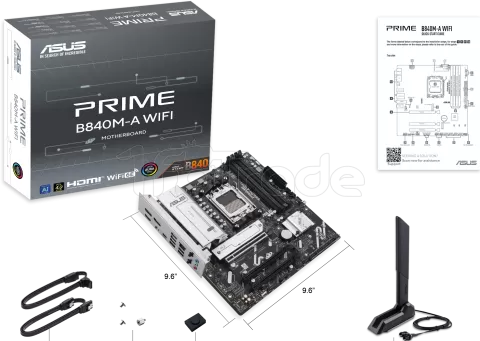 Photo de Carte Mère Asus Prime B840M-A WiFi (AMD AM5) Micro ATX