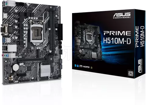 Photo de Carte Mère Asus Prime H510M-D (Intel LGA 1200) Micro ATX