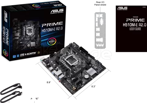 Photo de Carte Mère Asus Prime H510M-E R2.0 (Intel LGA 1200) Micro ATX