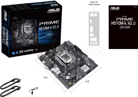 Photo de Carte Mère Asus Prime H510M-K R2.0 (Intel LGA 1200) Micro ATX