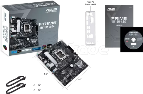 Photo de Carte Mère Asus Prime H610M-A D4 (Intel LGA 1700) Micro ATX
