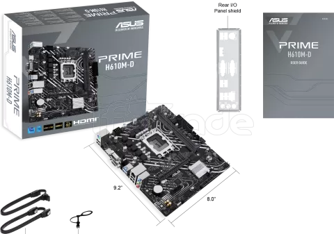 Photo de Carte Mère Asus Prime H610M-A DDR5 (Intel LGA 1700) Micro ATX