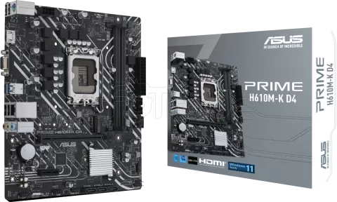 Photo de Carte Mère Asus Prime H610M-K D4 (Intel LGA 1700) Micro ATX