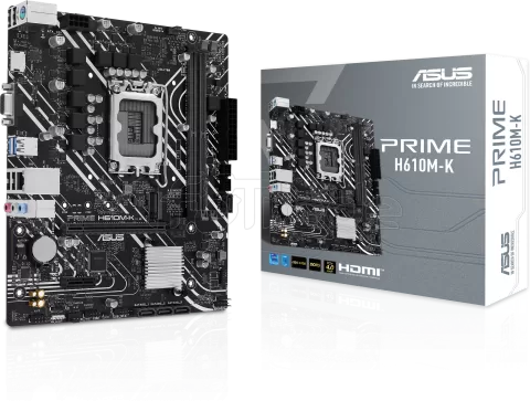 Photo de Carte Mère Asus Prime H610M-K DDR5 (Intel LGA 1700) Micro ATX