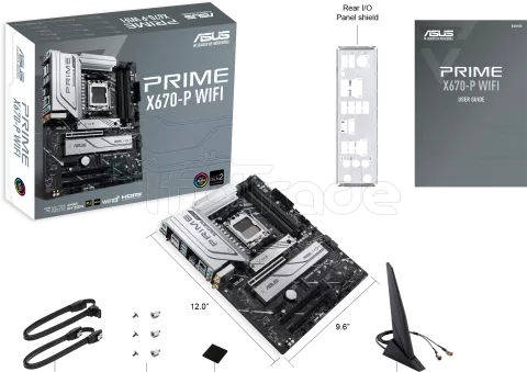 Photo de Carte Mère Asus Prime X670-P WiFi (AM5)