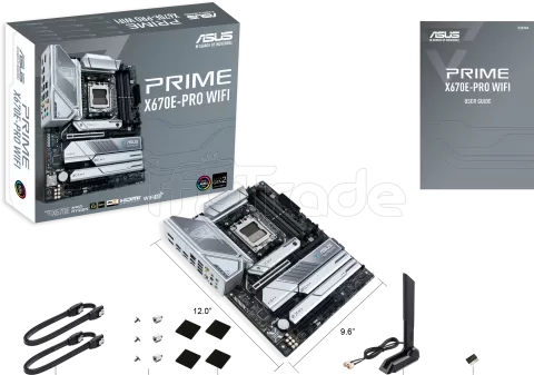 Photo de Carte Mère Asus Prime X670E-Pro WiFi (AM5)