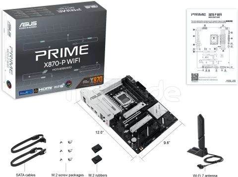 Photo de Carte Mère Asus Prime X870-P WiFi (AMD AM5)
