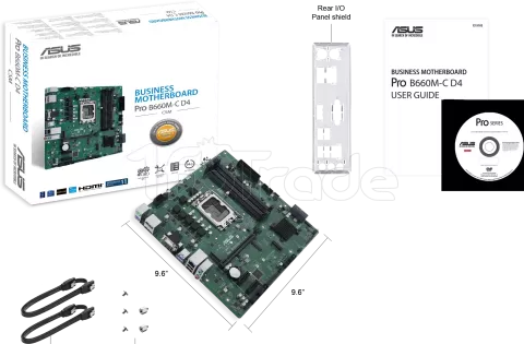 Photo de Carte Mère Asus Pro B660M-C D4-CSM (Intel LGA 1700) Micro ATX