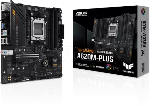 Photo de Carte Mère Asus Tuf Gaming A620M-Plus (AM5) Micro ATX