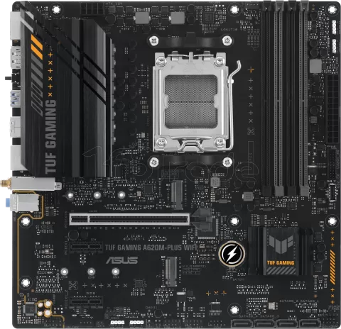 Photo de Carte Mère Asus Tuf Gaming A620M-Plus WiFi (AM5) Micro ATX