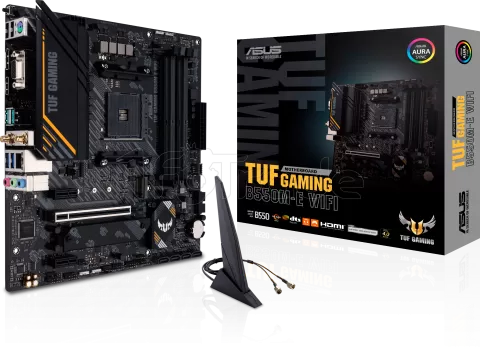 Photo de Carte Mère Asus Tuf Gaming B550M-E WiFi (AM4) Micro ATX