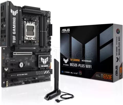 Photo de Carte Mère Asus Tuf Gaming B650E-Plus Wifi (AM5) Micro ATX