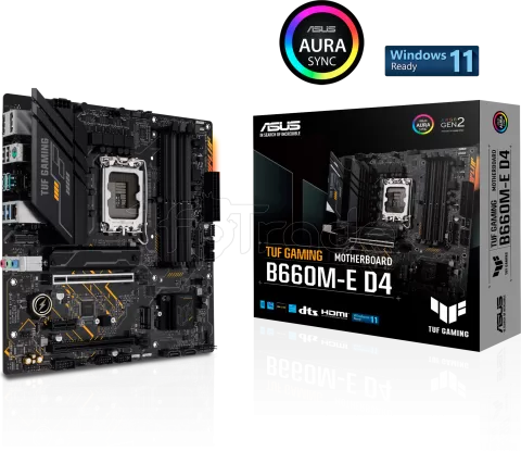 Photo de Carte Mère Asus Tuf Gaming B660M-E D4 (Intel LGA 1700) Micro ATX