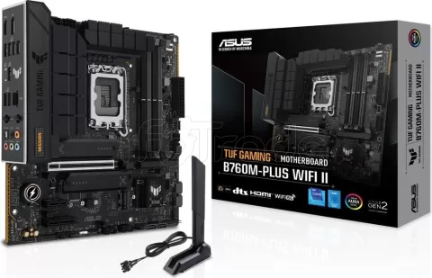 Photo de Carte Mère Asus Tuf Gaming B760M-Plus WiFi II (Intel LGA 1700) Micro ATX