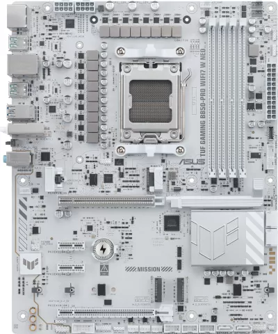Photo de Carte Mère Asus Tuf Gaming B850-Pro WiFi7 W Neo (AM5)(Blanc)