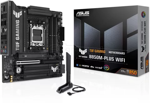 Photo de Carte Mère Asus Tuf Gaming B850M-Plus WiFi (AMD AM5) Micro ATX