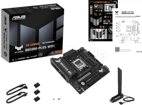 Photo de Carte Mère Asus Tuf Gaming B850M-Plus WiFi (AMD AM5) Micro ATX