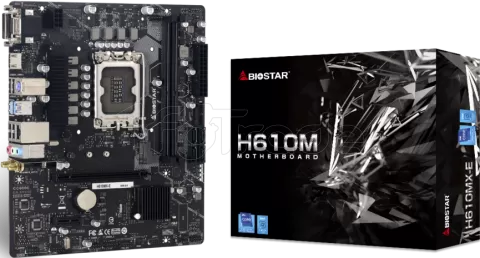 Photo de Carte Mère Biostar H610MX-E (Intel LGA 1700) Micro ATX