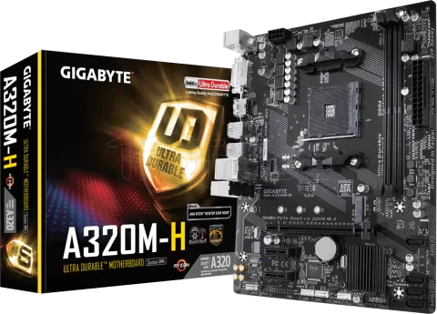 Photo de Carte Mère Gigabyte A320M-H (AM4) Micro ATX