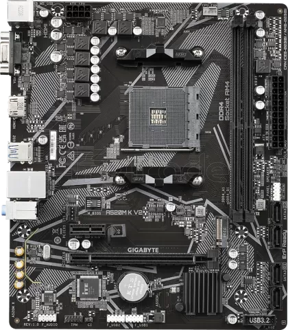 Photo de Carte Mère Gigabyte A520M K V2 (AM4) Micro ATX