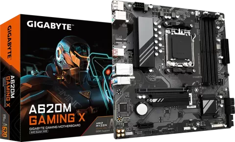 Photo de Carte Mère Gigabyte A620M Gaming X (AM5)