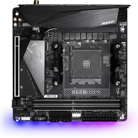 Photo de Carte Mère Gigabyte B550i Aorus Pro AX (AM4) Mini ITX