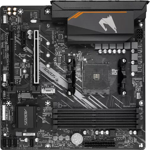 Photo de Carte Mère Gigabyte B550M Aorus Elite (AM4) Micro ATX