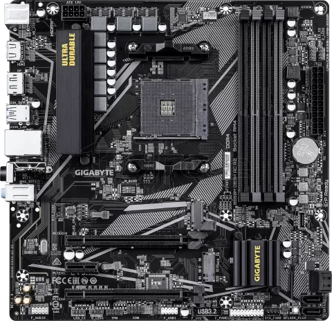Photo de Carte Mère Gigabyte B550M DS3H AC R2 (AM4) Micro ATX