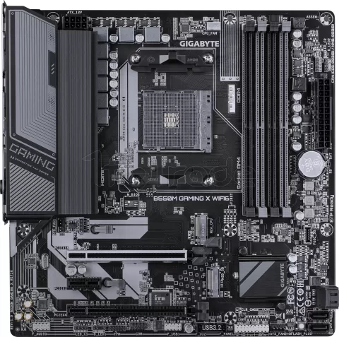 Photo de Carte Mère Gigabyte B550M Gaming X WiFi6 (AMD AM4) Micro ATX