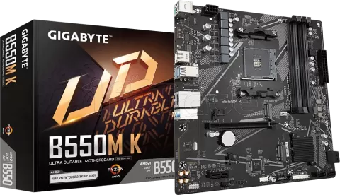 Photo de Carte Mère Gigabyte B550M K V1.0 (AM4) Micro ATX