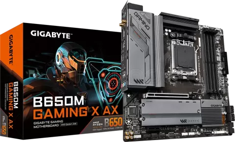 Photo de Carte Mère Gigabyte B650M Gaming X AX (AM5) Micro ATX