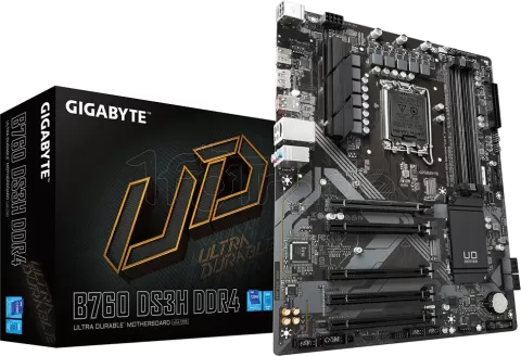 Photo de Carte Mère Gigabyte B760 DS3H DDR4 (Intel LGA 1700)