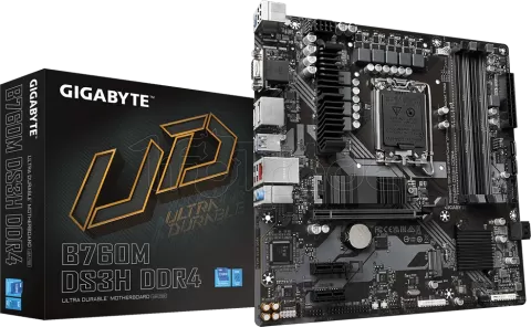 Photo de Carte Mère Gigabyte B760M DS3H DDR4 (Intel LGA 1700) Micro ATX