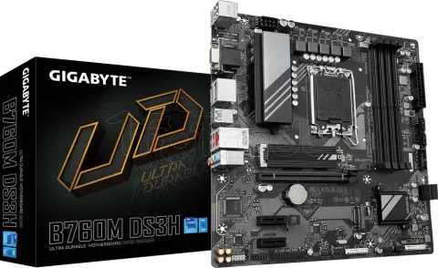 Photo de Carte Mère Gigabyte B760M DS3H DDR5 (Intel LGA 1700) Micro ATX