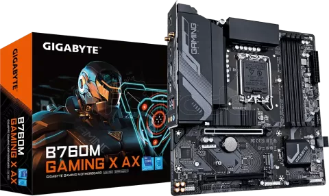 Photo de Carte Mère Gigabyte B760M Gaming X DDR5 (Intel LGA 1700) Micro ATX