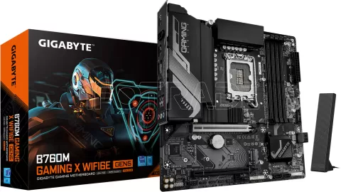 Photo de Carte Mère Gigabyte B760M Gaming X WiFi6E Gen5 (Intel LGA 1700) Micro ATX