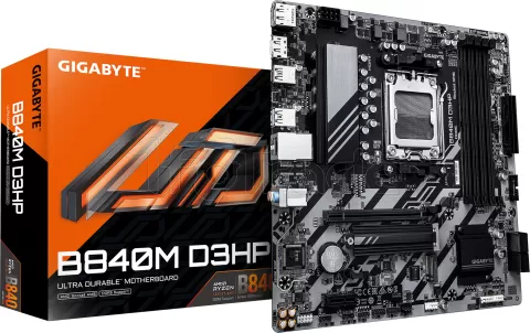 Photo de Carte mère Gigabyte B840M D3HP (AM5) Micro ATX