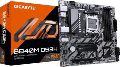 Photo de Carte Mère Gigabyte B840M DS3H (AM5) Micro ATX
