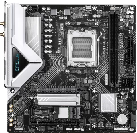Photo de Carte Mère Gigabyte B840M Eagle Wifi 6 (AMD AM5) Micro ATX