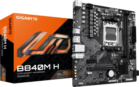 Photo de Carte Mère Gigabyte B840M H (AM5) Micro ATX