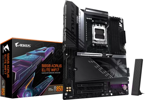 Photo de Carte Mère Gigabyte B850 Aorus Elite WiFi7 (AMD AM5)
