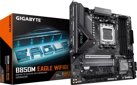 Photo de Carte Mère Gigabyte B850M Eagle WiFi6E (AM5) Micro ATX