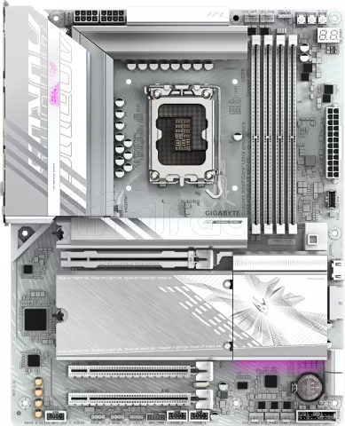 Photo de Carte Mère Gigabyte B860 Aorus Elite WiFi7 Ice (Intel LGA 1851)