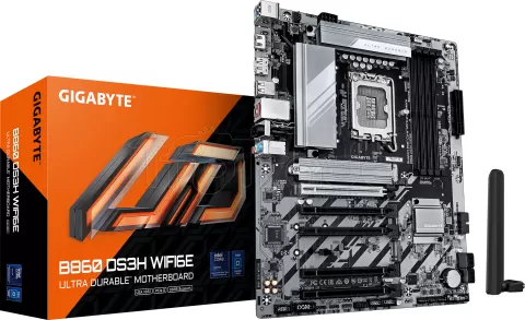 Photo de Carte Mère Gigabyte B860 DS3H WiFi6E (Intel LGA 1851)
