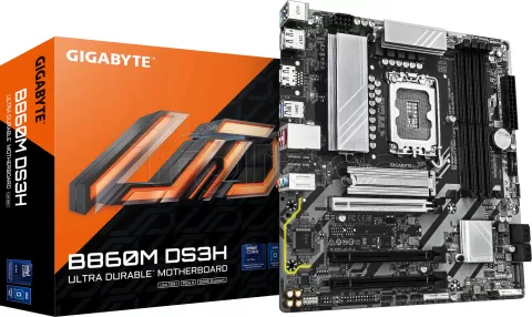 Photo de Carte Mère Gigabyte B860M DS3H (Intel LGA 1851) Micro ATX